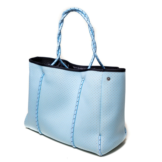 Größe "Maya" Baby Blau. Vegan Tasche. Mama Tasche.